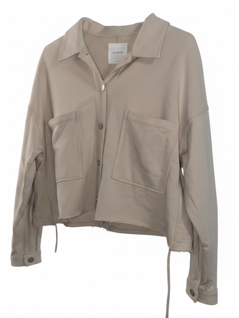 Elodie Oversized Cropped Boxy Utility Jacket size XS